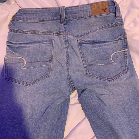 American eagle size 00 super stretch jeggings! - Picture 3 of 4